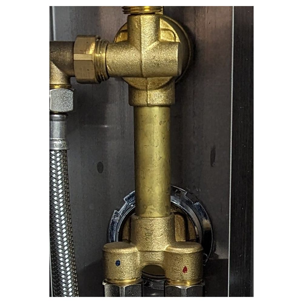 Brass Hot & Cold Mixing Valve & Flow Diverter Valve