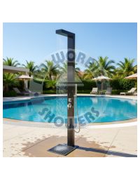 Windsor Black ADA 316L Marine Grade Stainless Steel Outdoor Pool Shower